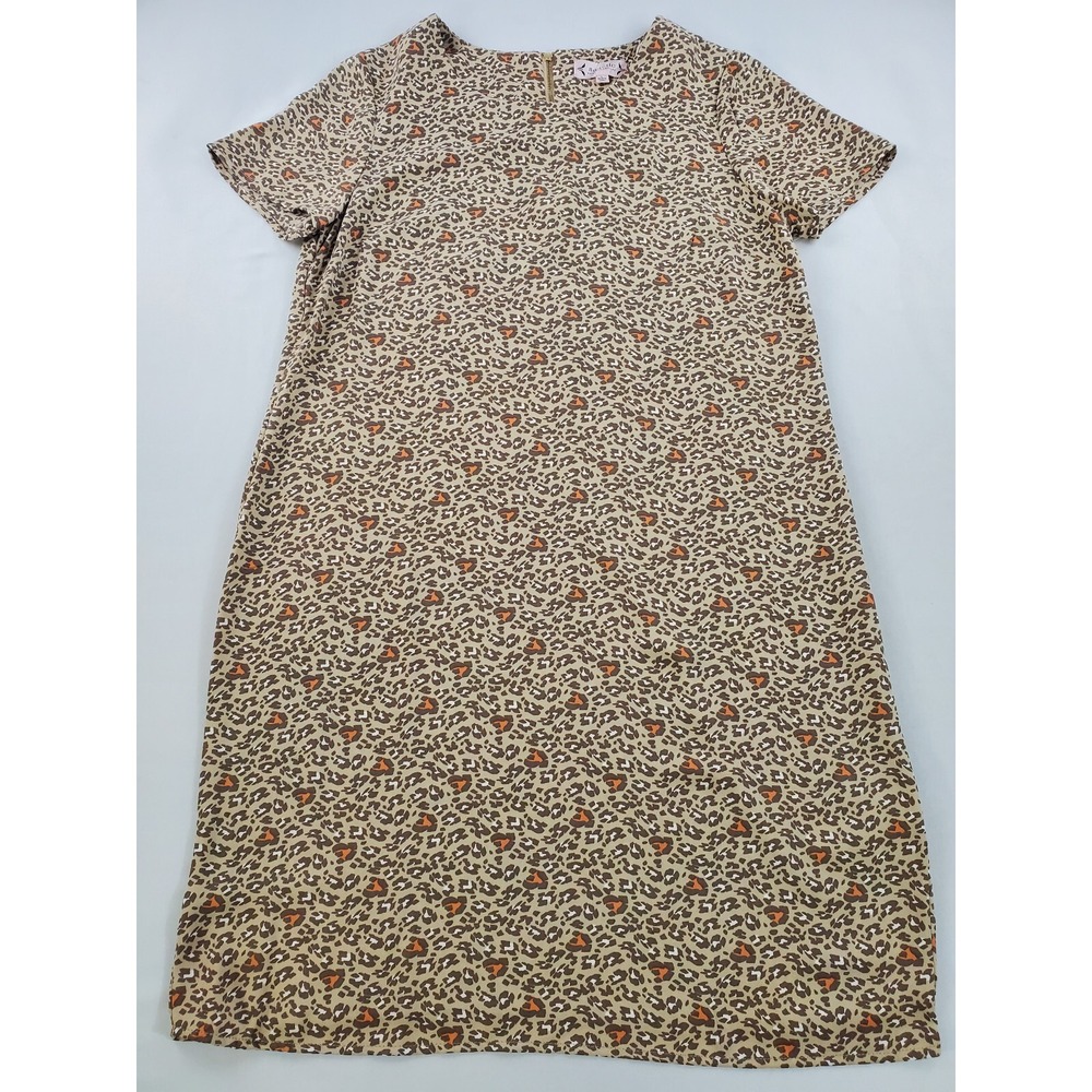 Nanette Lepore women dress 6N9K18TX2 neutral beige polyester zip 8 $108